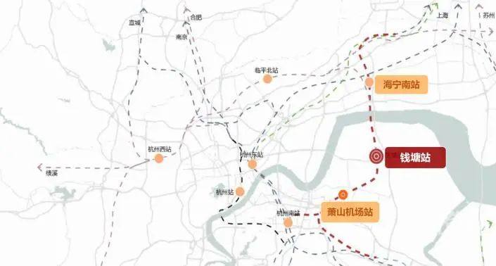 杭州又將新增一座高鐵站錢塘站2026年建成正在徵集建築概念設計方案