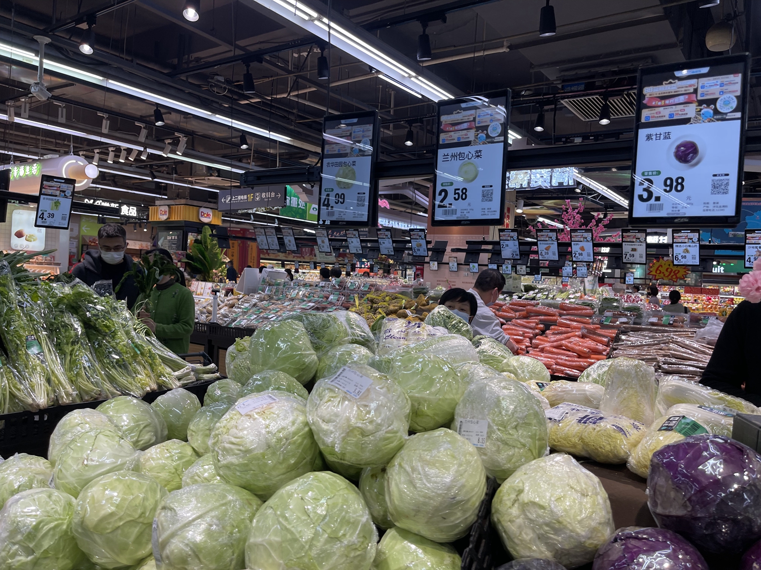 杭州各大超市蔬菜供应怎么样