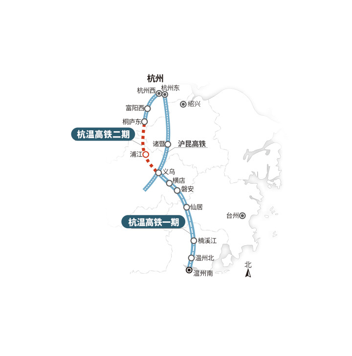 杭温,杭衢高铁的开通时间都有了最新消息!