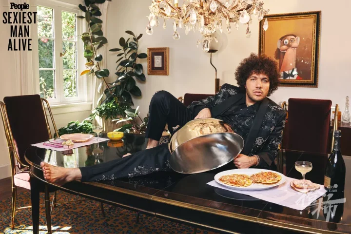 Benny Blanco photographed for People at his home in Beverly Hills, CA, on October 22, 2024.