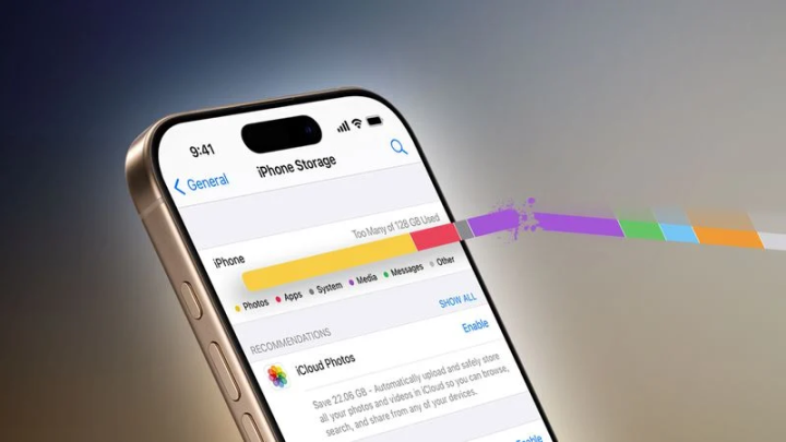苹果 64GB 时代(2017-2025)宣告结束,iPhone 和 iPad 全系标配 128GB 存储空间 图片
